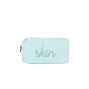 Stoney Clover Lane Sky Skin Embroidered Small Pouch in Sky