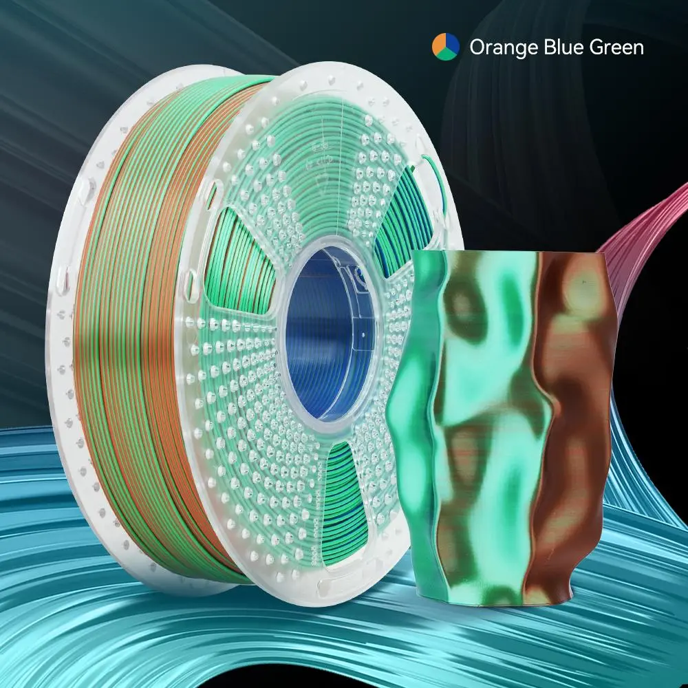 Tri-Color | Orange+Blue+Green