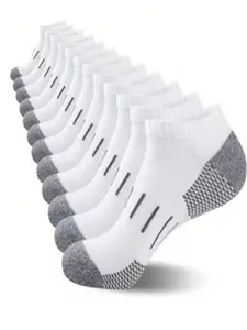 Men's Summer Thin Low-Cut Socks, Breathable Sport Short Socks, Fashion High Elastic Outdoor Running Socks, Comfortable Anti-Odor Antibacterial Socks, Sports Running Socks, Athletic Socks