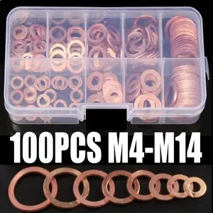 Crushed gasket gasket set flat ring sealing component classification kit Crushed gasket gasket set flat ring sealing component classification kit