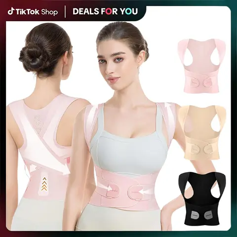[DealsForYouDays] Posture Corrector for Women & Men by Babaka – Cooling Breathable Back Brace, Lightweight Invisible Design, Non-Chafing Comfort, Support for Hunchback, Rounded Shoulders, Scoliosis & Back Pain, Adjustable Spine Alignment, Hunchback Aligne