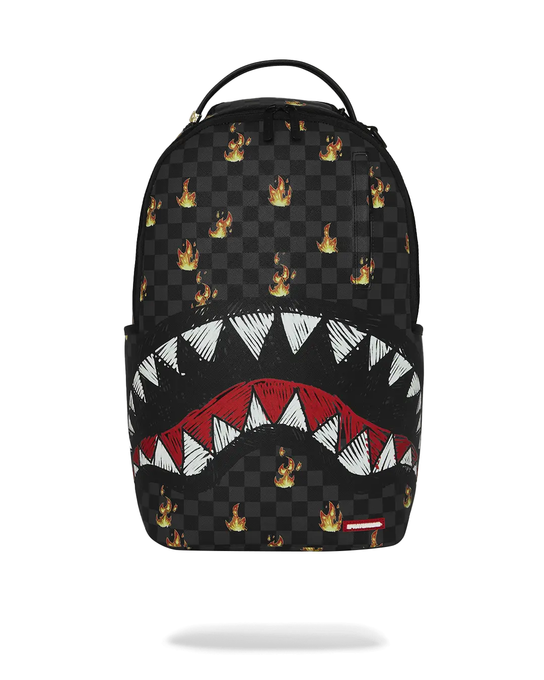 SPRAYGROUND SCRIBBLE FIRE CHECK BACKPACK