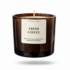 Fresh Coffee Amber Jar Candle