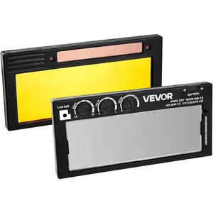 VEVOR Auto Darkening Welding Lens 4.25" x 2", Shade 5-13 Adjustable True Color Welding Lens with Dual Arc Sensors & Gold Coating, Compatible with Most Welding Helmets for TIG, MIG, MMA Applications