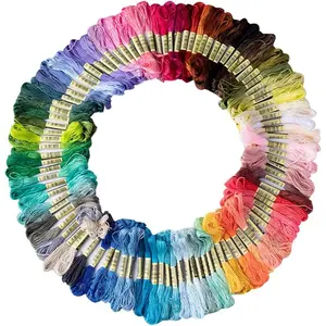 Friendship Bracelet String 50 Skeins Rainbow Color Embroidery Floss  Stitch Embroidery Thread  Floss Bracelet Yarn, Craft Floss