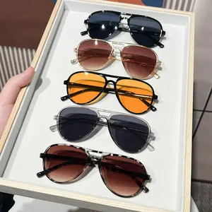 Y2K Sunglasses Are BACK Get 5 Styles in 1 Haul Includes Orange Yellow Brown Black & Striped Designs Versatile Collection