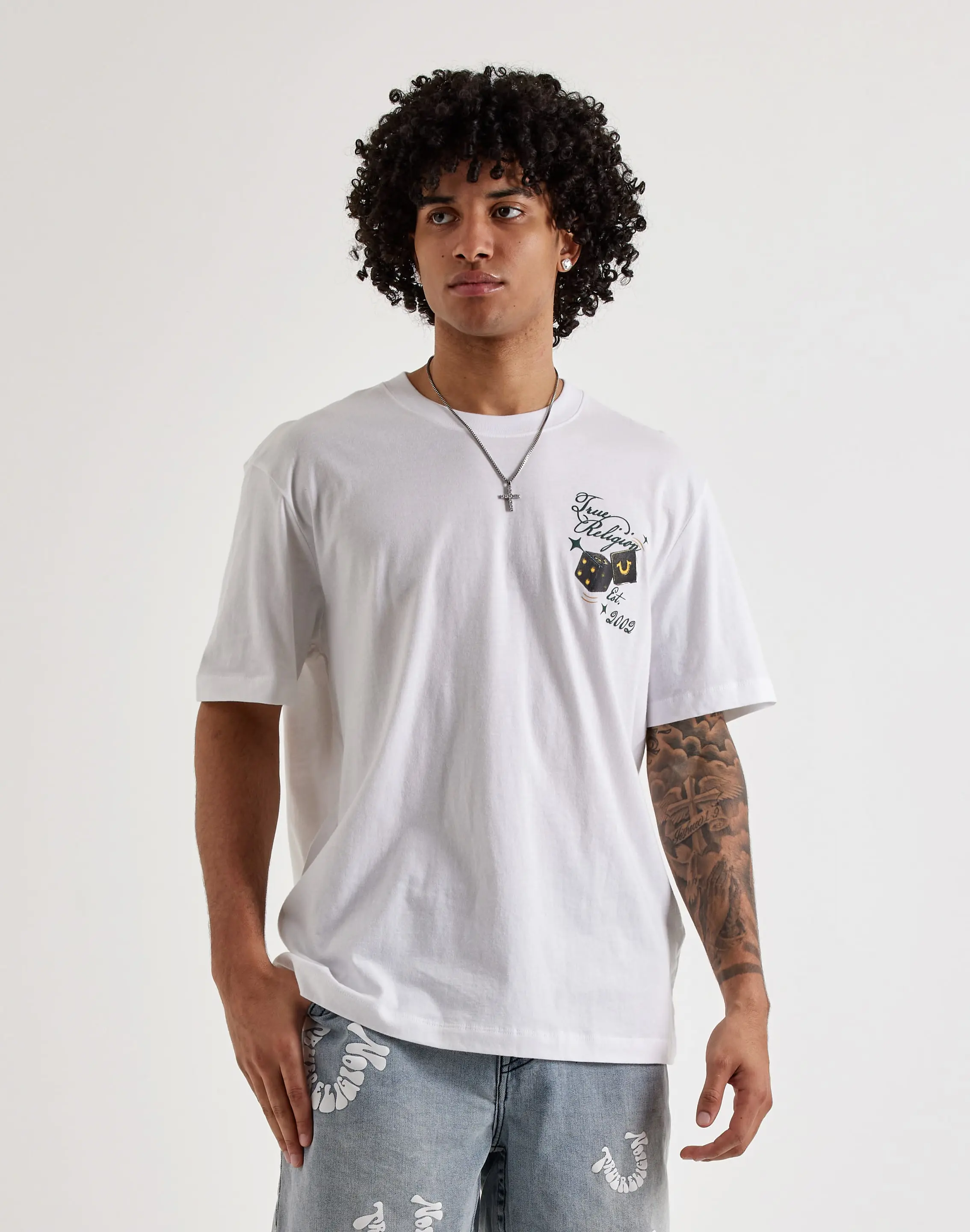Mens True Religion Dice Tee