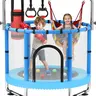 Toddler Trampoline with Safety Net,220lbs Kids Trampoline Indoor Outdoor,Mini Trampoline Playset for Boys & Girls Fall Deals For You