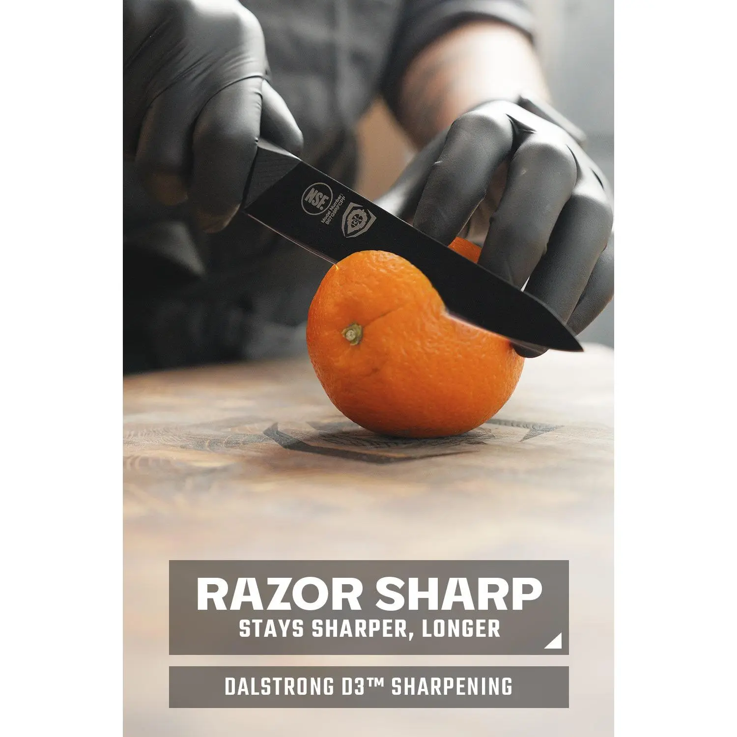 Utility Knife 5.5" | Shadow Black Series | NSF Certified | Dalstrong ©