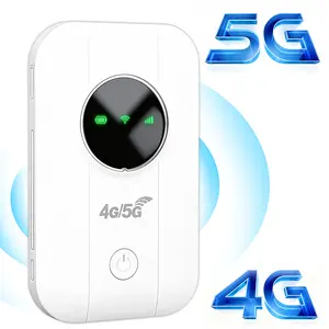 2026 portable wifi hotspot for travel,300Mbps WiFi Hotspot for Travel, Dual-Mode 4G/5G Portable Router,  Compact Battery,  Portable Internet Solution for Trips & Remote Work, Sim Card Router