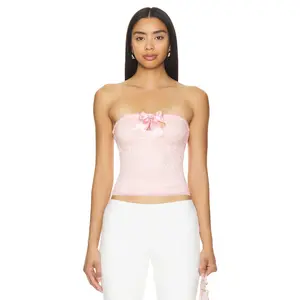 MORE TO COME Janette Tube Top in Pink