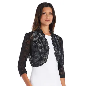 Lace Bolero with Scalloped Edges