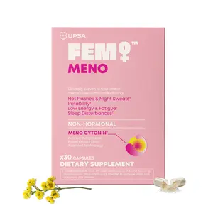 UPSA FEM MENO Non-Hormonal Menopause Support – Clinically Proven Pollen Extract for Hot Flashes, Night Sweats & Irritability