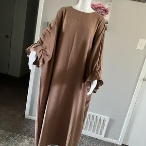 Lantern sleeve Arabian dress,hijab,abaya,niqab,khimar