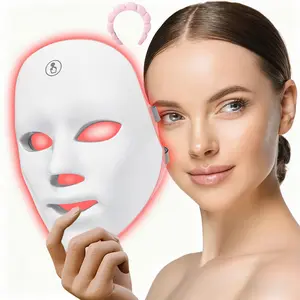 2026 New LED Facial Skincare Mask, Rechargeable Beauty Face Mask, Wireless Home Use, Light Therapy Mask, Ideal Gift, Includes Headband, Facial Care Tool