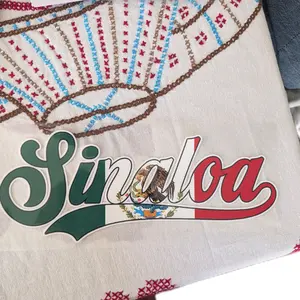 Sinaloa Mexico State Color Flag Stickers Vibrant Design for Car Windshield Decorative Adhesive Decal