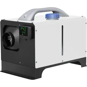 Father's Day Gift Diesel Air Heater 8KW Parking Heater 12V Truck Heater, One Air Outlet, with Black LCD Switch, Remote Control, Fast Heating Compact Diesel Heater, For Car, RV Truck, Boat, Campervans, Caravans