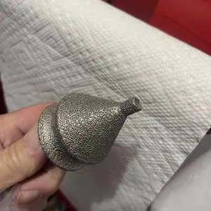 LOZLIN Diamond Beveling & Chamfer Bits for Angle Grinder with 5/8"-11 Thread – for Drilling, Reaming, and Arc Grinding Trimming on Granite, Marble, Tile & Stone