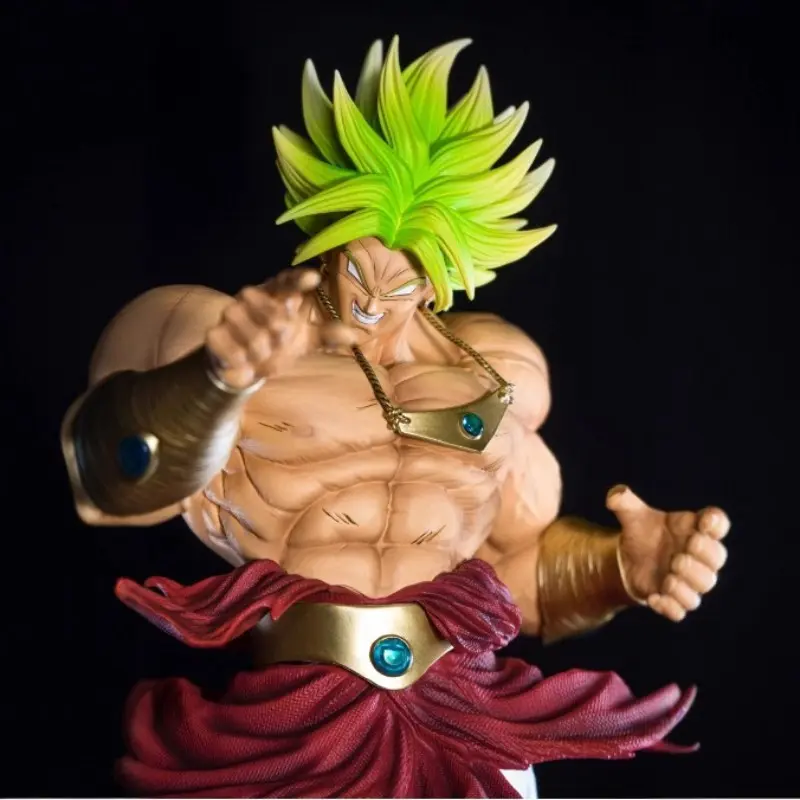 Dragon Ball Broly Figure, 22cm Super Saiyan Hair Model, Collectible Statue, Figurine, Anime Merchandise, Display Ornament