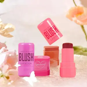 4-Piece Multicolor Jelly Lip Cheek Tint Blush Stick Set for Lips & Cheeks, Natural Makeup Tool for All Skin Types, Festival Carnival Essential