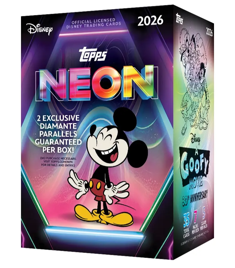 2026 Topps Disney Neon Sealed Blaster Box