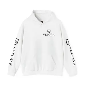 Velora Shield Hoodie - Embroidered Symbol of Strength & Kindness