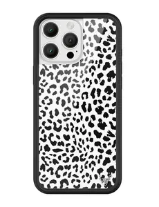 Wildflower Cases - Snow Meow Limited Edition iPhone Case | Durable Leopard Trendy Aesthetic Animal Cozy Fierce Chic Protection Protective