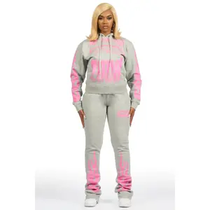 Esha 2.0 Heather Grey Super Stacked Flare Trackset