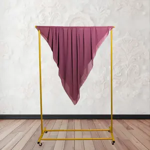 Deep Roast Square Bubble chiffon hijab