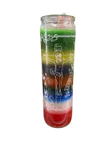 Candle Justo Juez 7 Colores / Veladora Just Judge 7 Color Glow In The Dark Decoration