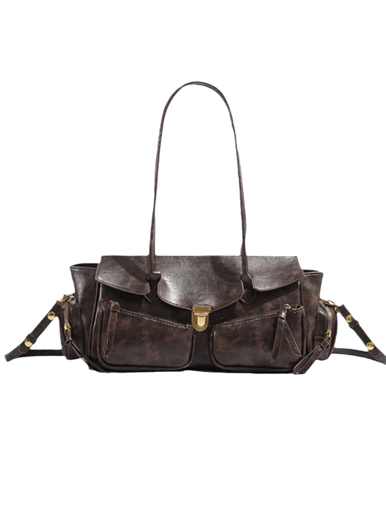 Hobo Bags for Women,Vintage Shoulder Purses for Women,Elegant Crossbody Handbag with Adjustable Strap,Pu Tote Satchel
