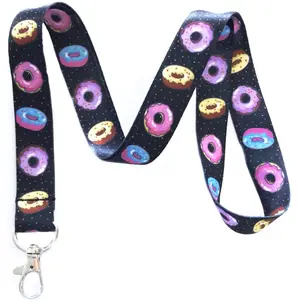 Execucat Lanyard - Donuts - ID Badge Holder & Keychain