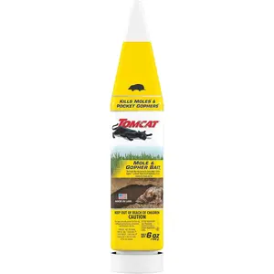 Tomcat Mole & Gopher Bait(a) - Pelleted Bait, Mole Killer, 6 oz.