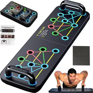 Push-ups Fitness Board Training Board Bracket Men's and Women's Home Sports Fitness Equipment Practice Chest Arm Strength Abs Training