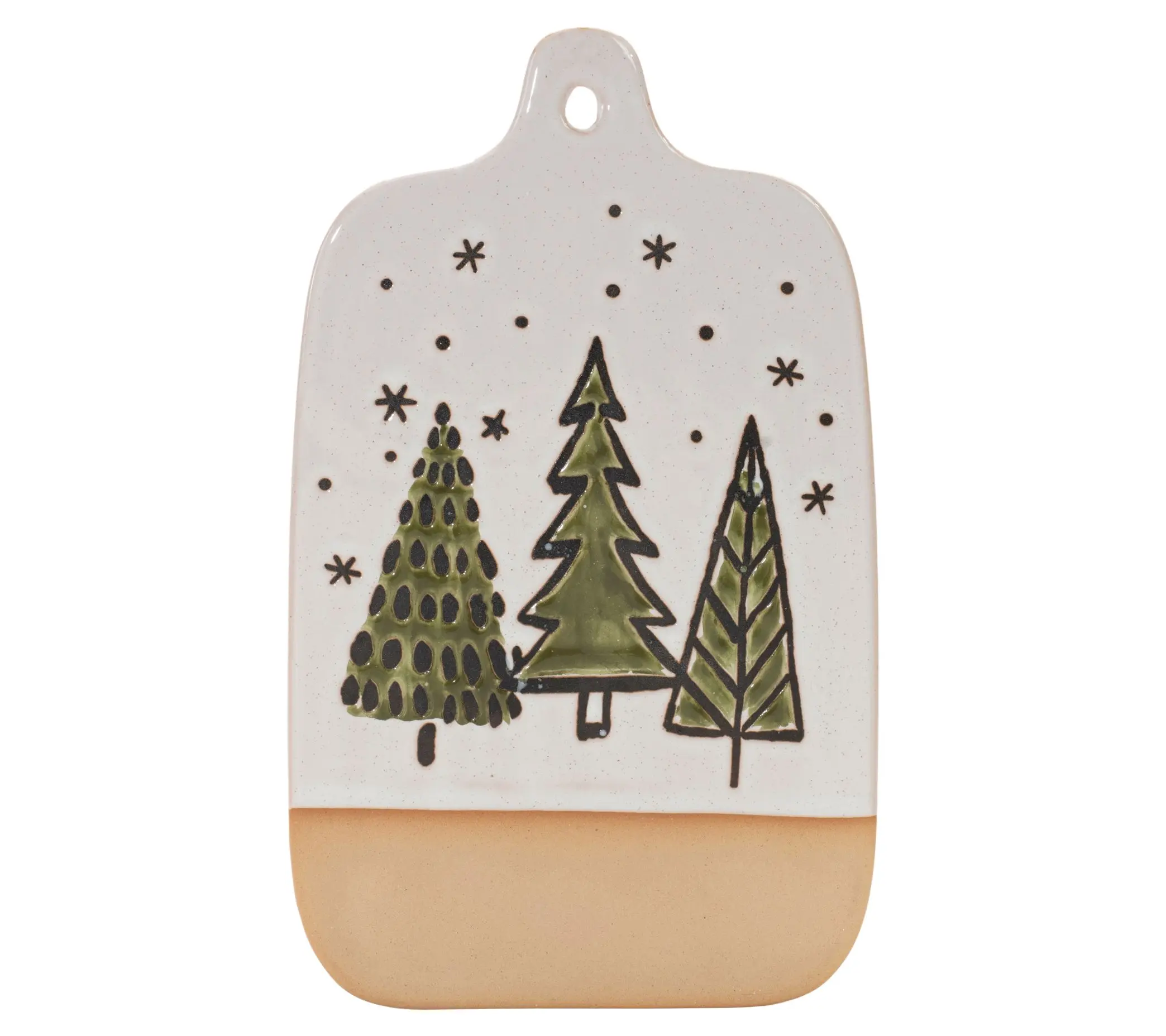 Melrose Pine Tree Cutting Board Tray (Set of 4)