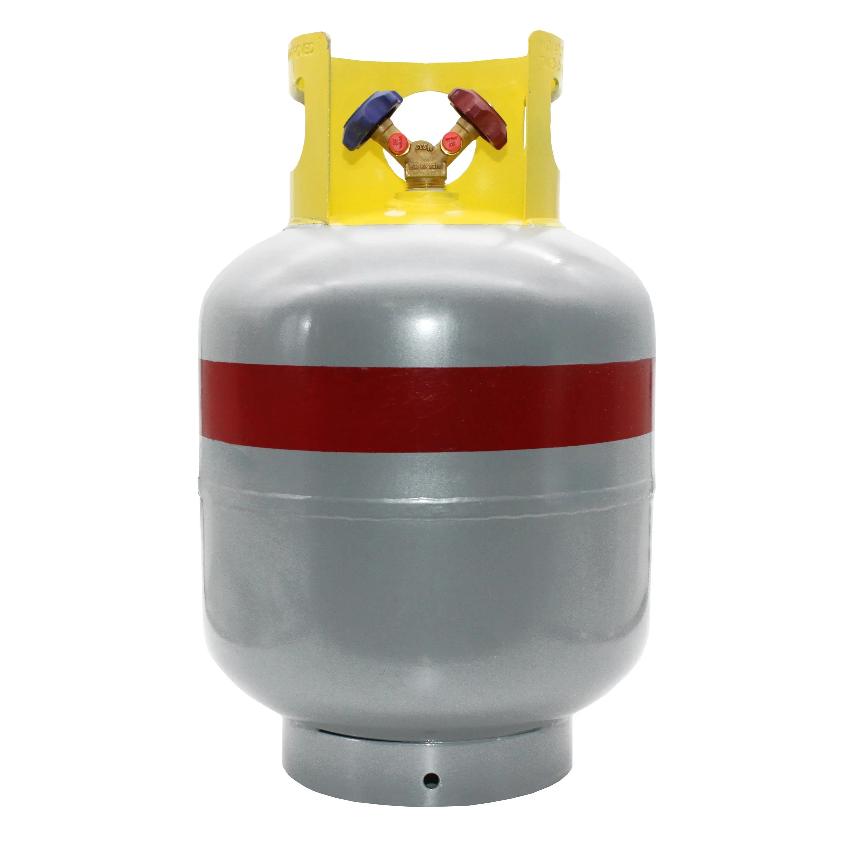 Flame King 50LB A2L Refrigerant Recovery Cylinder Tank, 400 PSI, Dual Y-Valve Liquid/Vapor, Heavy-Duty Steel, HVAC Recovery & Storage