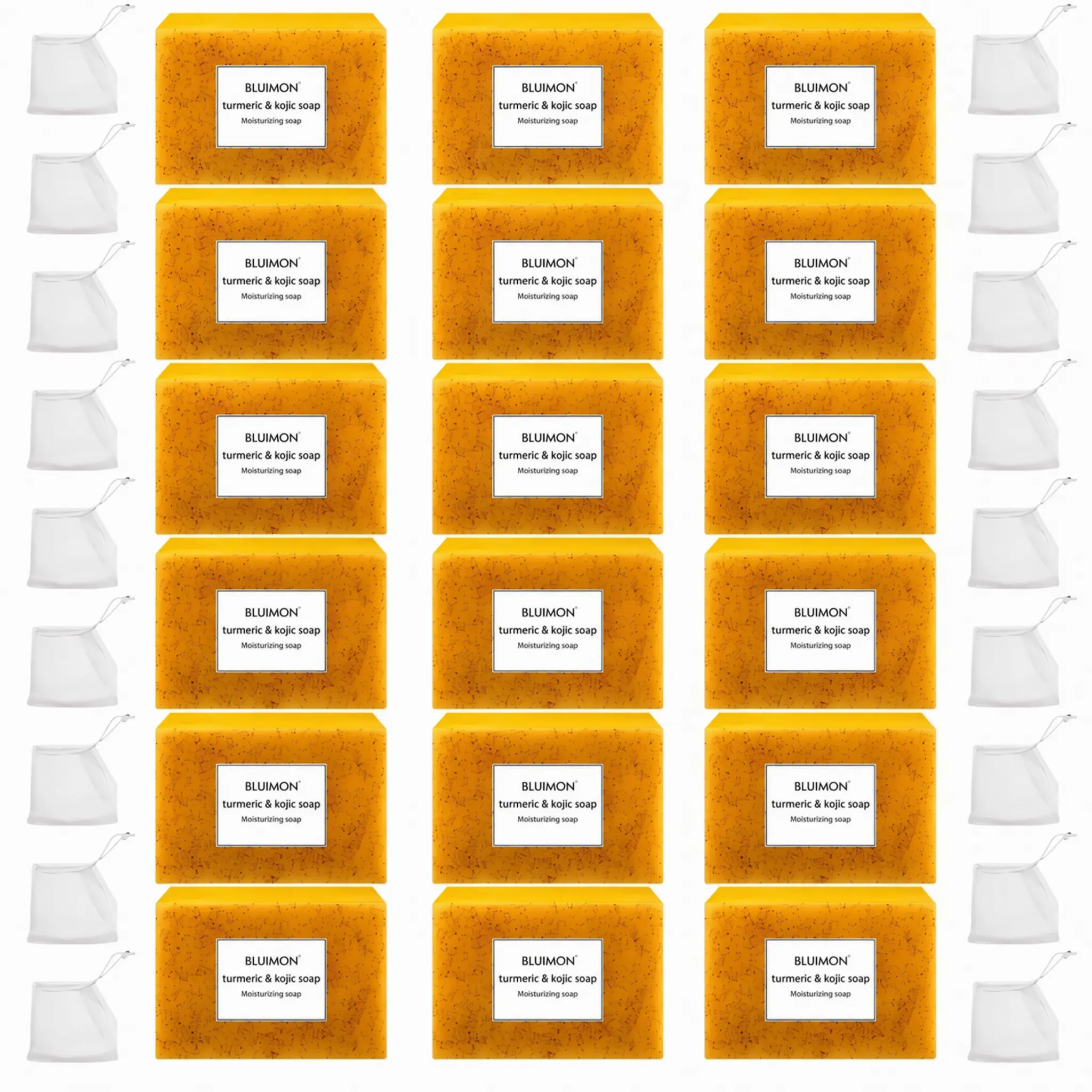 Turmeric & Kojic Moisturizing Soap, All-Natural Skincare for Daily Use, Gentle Formula for Moisturizing & cleansing