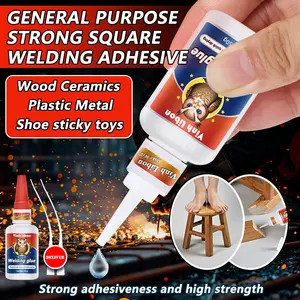 Strong Metal Adhesive Welding Glue, Repair Iron Aluminum Copper, Hard as Steel, High Temperature Resistant, Corrosion Proof, Home Maintenance Tool, High Strength Glue