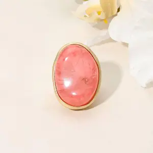 Moon Struck Oval Stone Stretch Ring Moon Struck Oval Stone Stretch Ring