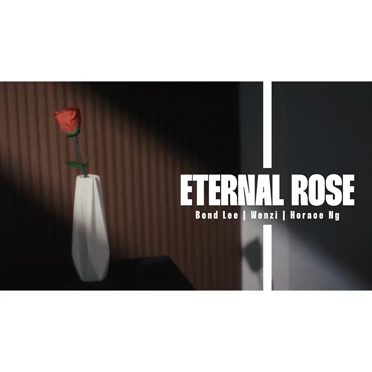 Bond Lee Eternal Rose Magic Trick - Red to Yellow & Blue Roses - Silk Flower Illusion - Easy Practical Routine with Tutorial