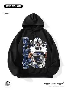 Bowl Games Halftime Show Legend Widener Print Loose fit Hooded Sweatshirt, Casual and Breathable, Suitable for Outdoor Activities, Unisex, Trendy Sweatshirt