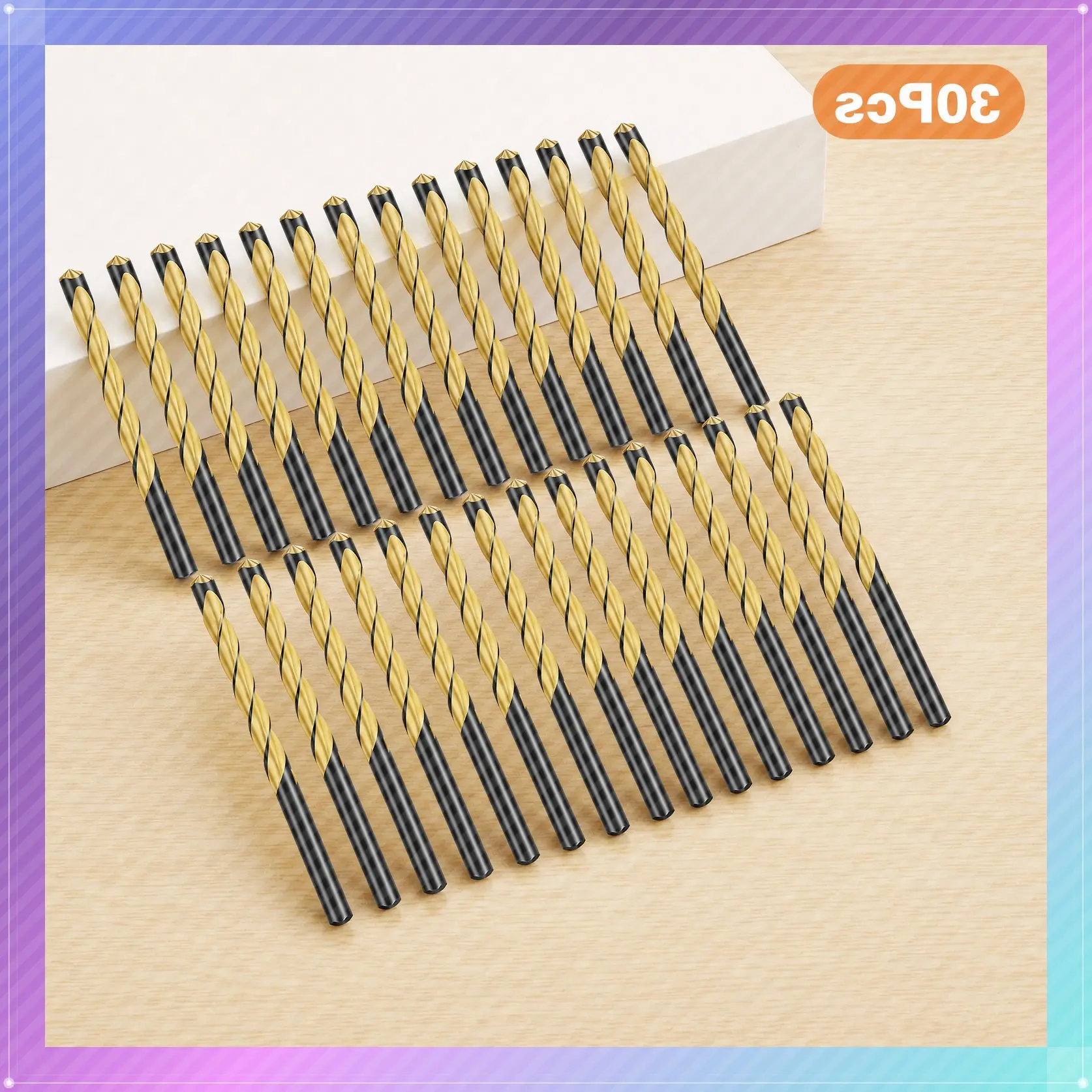 30Pcs M2 Steel Hyper-Speed Roughing Drywall Router Bits–5/32" Shank & Tip,7/8" Cutting Depth,2.4" Length,Rotary Cutter Bit, Durable Cutting Router Bits Tools Effective Robust
