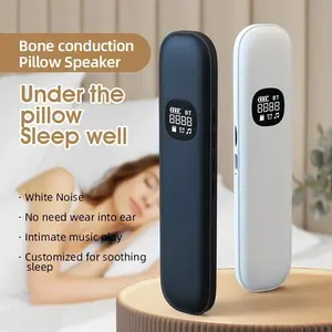 BLD07 Bone Conduction Wireless Speaker, portable music player, no need to insert into the ear, can be set to turn off automatically, features 11 types of white noise, soothing sounds for relaxation, suitable for listening to music before sleep, ideal for