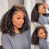【Wear Go Half Wig】 ISEE HAIR Wear Go Half Wig Highlight Brown Kinky Curly Draw-strings InvisiFit Strap Flip Over Wig Adjustable Fit #TikTokShopFallDealsForYou