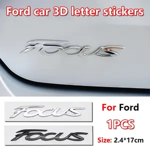 Ford Car Letter Sticker Tail Decoration Decal, Exterior Emblem Wrap, Vehicle Customization Accessories, Stylish Ford Body Upgrade