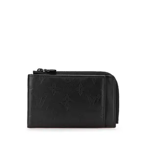 Pre-owned Louis Vuitton Calfskin Small Leather Goods Monogram Shadow Hybrid Wallet