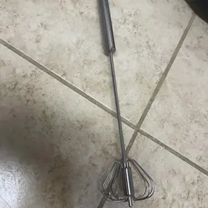 Customer photo review for stainless steel hand push whisk