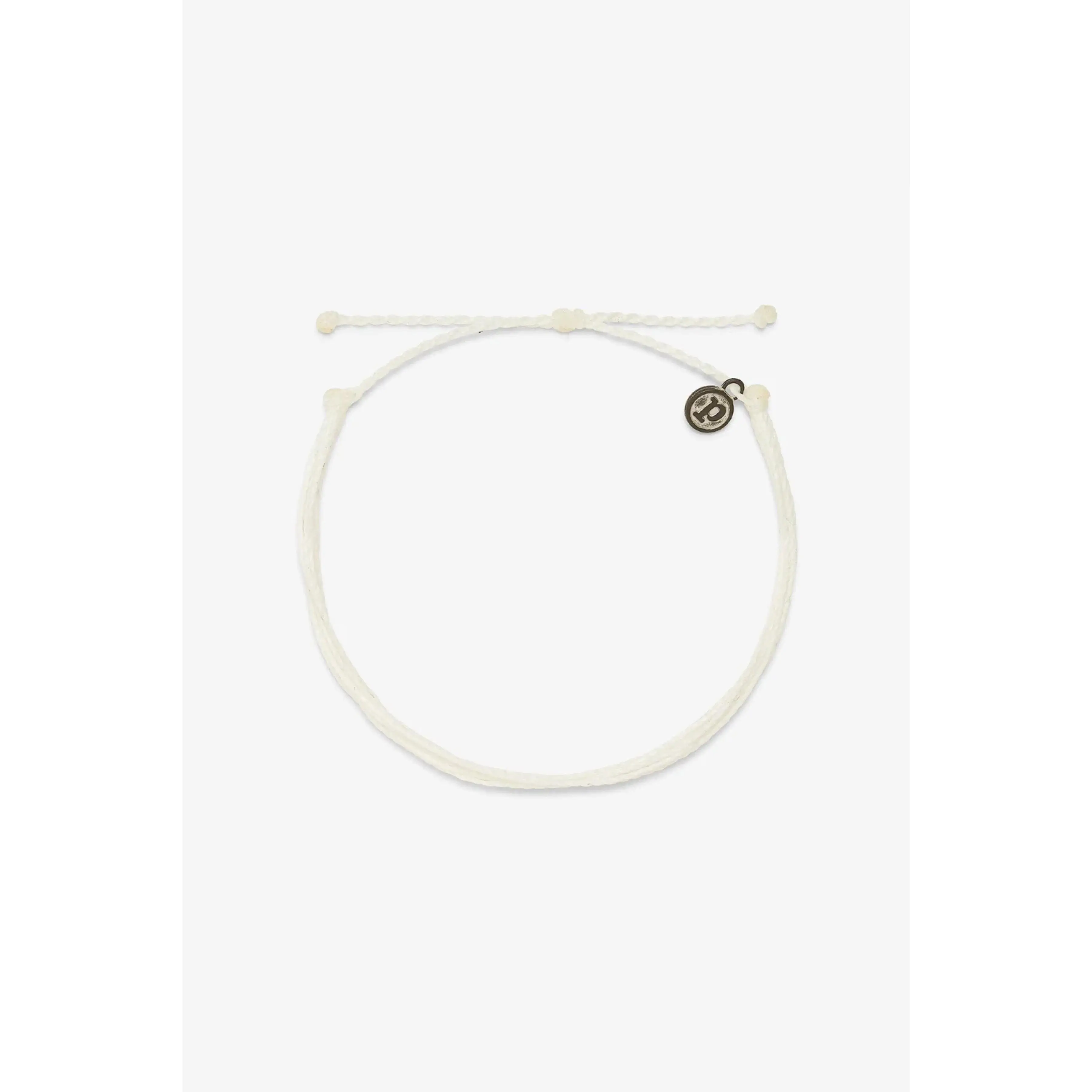 PURA VIDA - Original Anklet white