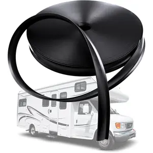 1" RV Vinyl Trim Molding Insert, 120FT RV Weather Stripping Exterior Screw Cover Trim Molding Exterior, Camper Weather Stripping Camper Trailer Roof Corner Gutter Seal Black