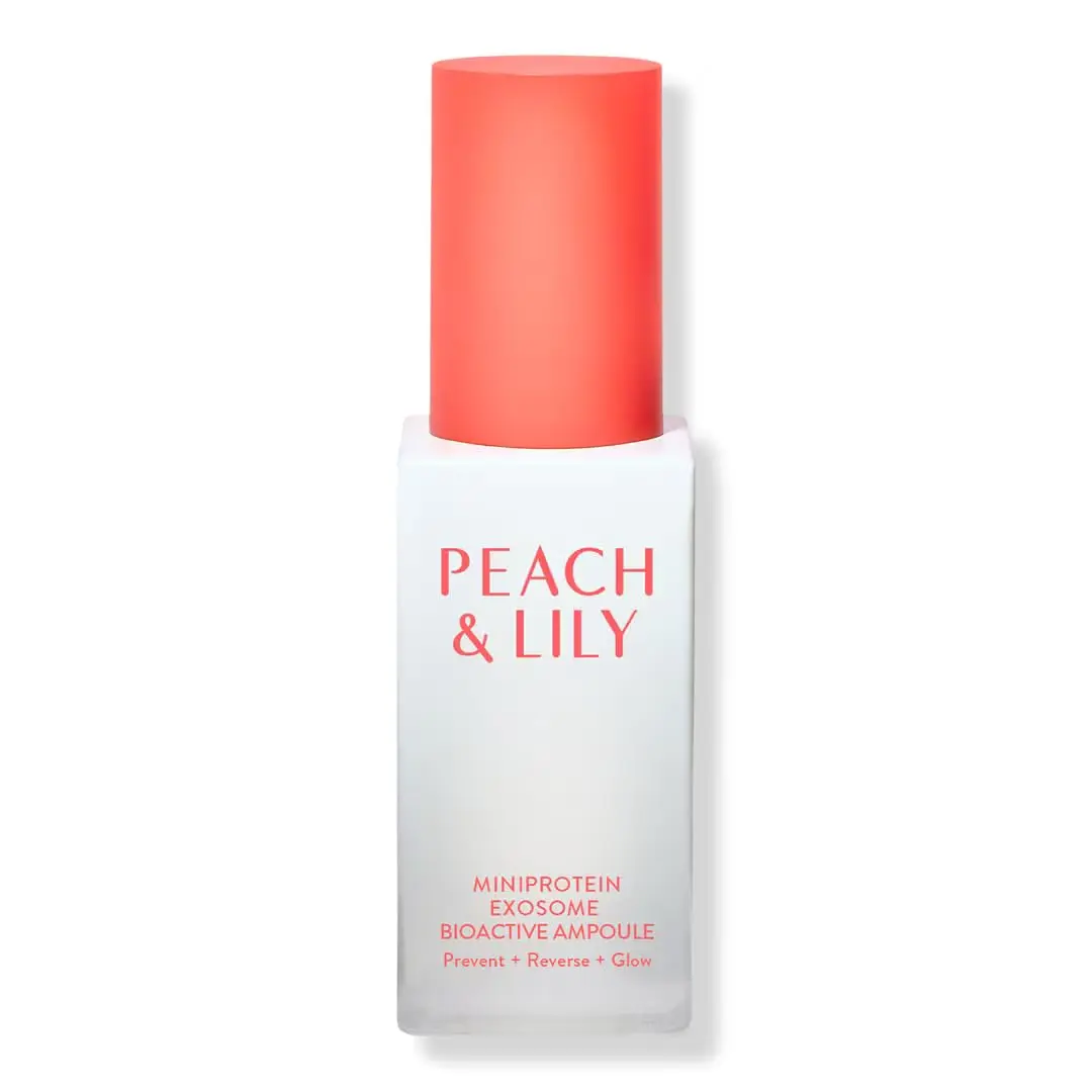 Peach & Lily MiniProtein Exosome Bioactive Ampoule, Hydrating and Firming Anti-Aging Face Serum for Fine Lines and Wrinkles, 1.01 fl oz